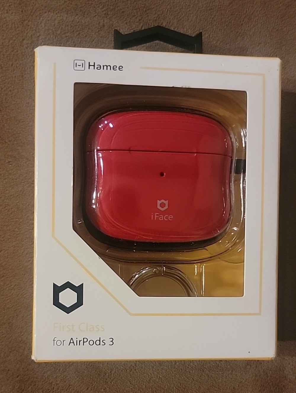 iFace Red Protective Case for AirPods 3 by Hamee